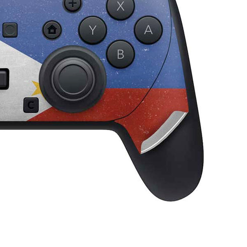 Philippines Flag Distressed Nintendo Switch 2 (2025) Pro Controller Skin